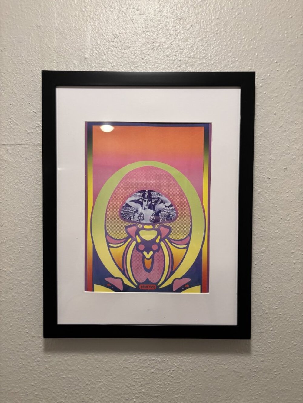 Peter Max Framed 8.5x11 Inch Art Print - Cleopatra